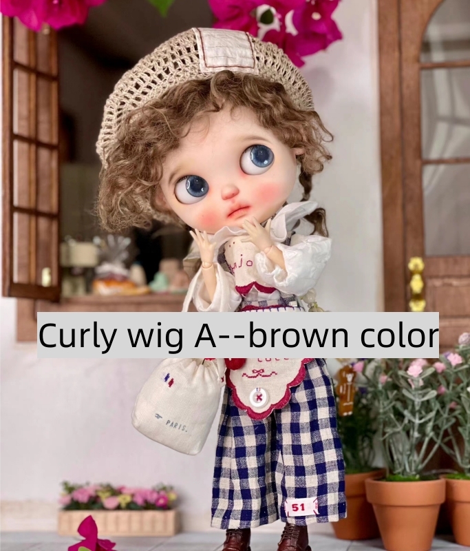 Curly wig A【Wig Only】 Spring doll