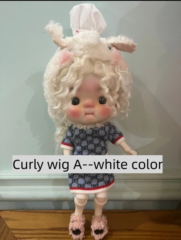 Curly wig A【Wig Only】 Spring doll