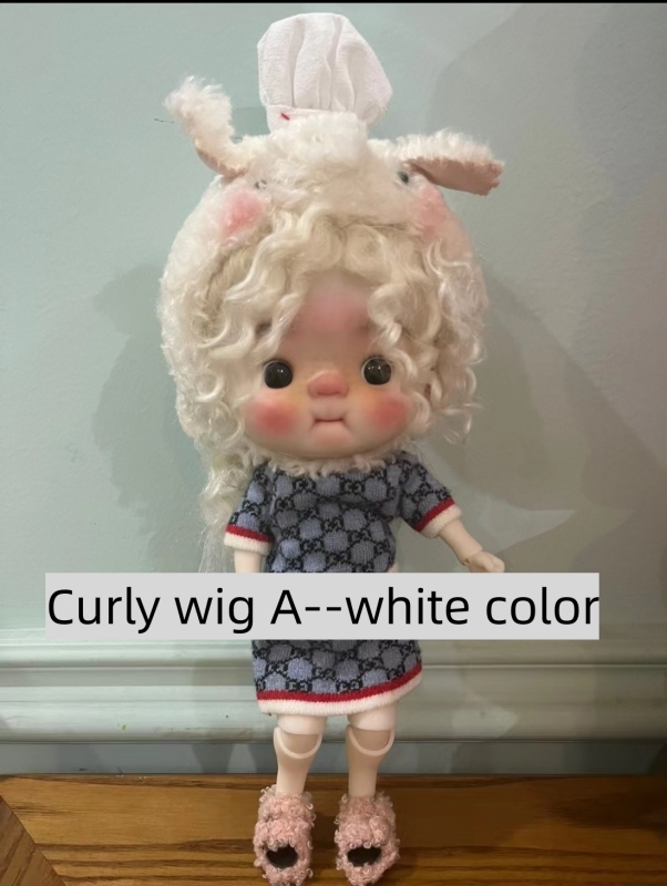 Curly wig A【Wig Only】 Spring doll