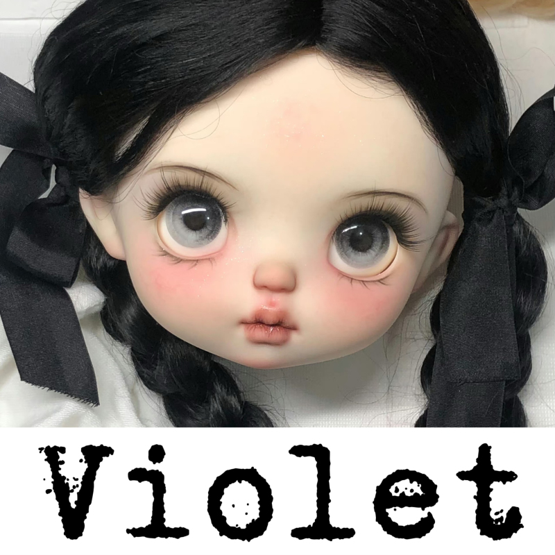 [Pre-order] [Violet Big Head] [Little Keiko Doll] Resin 1/6 BJD Doll