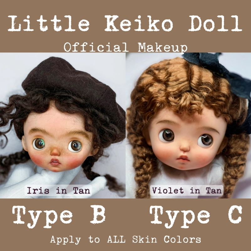 [Pre-order] [Violet Big Head] [Little Keiko Doll] Resin 1/6 BJD Doll