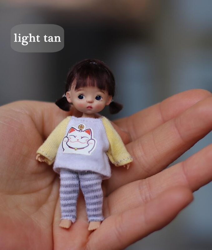 stock douzi tiny bjd resin doll 【doubaozi doll】