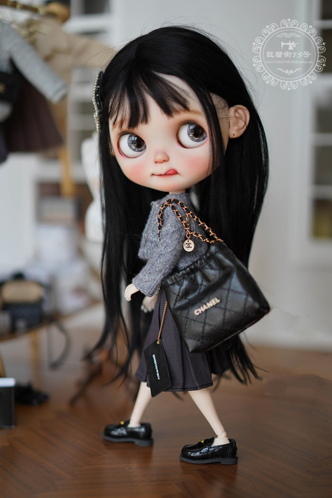 【 Grey Sweater】bjd ob11 blythe 【pre-order】
