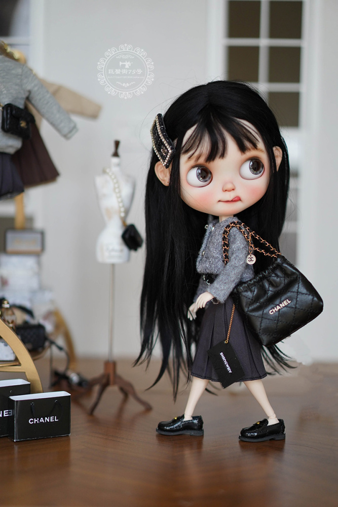 【 Grey Sweater】bjd ob11 blythe 【pre-order】