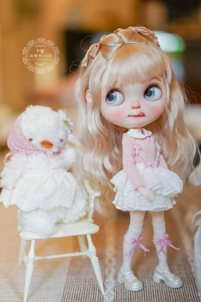 【 Pink Coat Suit】bjd ob11 blythe 【pre-order】