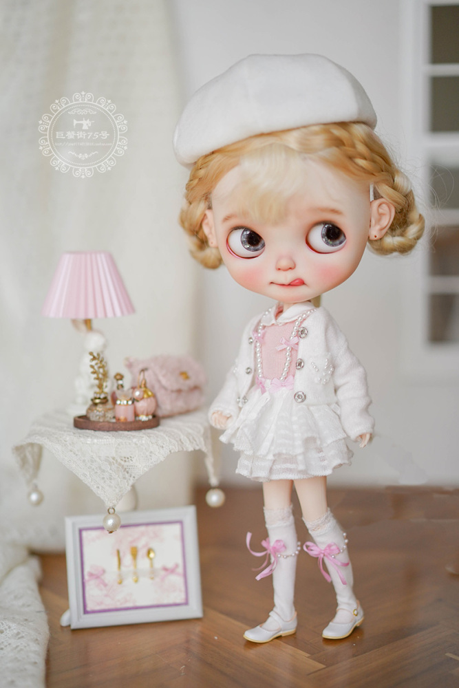 【 Pink Coat Suit】bjd ob11 blythe 【pre-order】