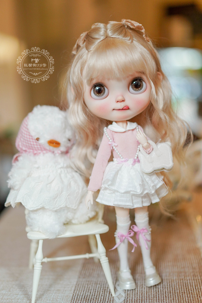 【 Pink Coat Suit】bjd ob11 blythe 【pre-order】