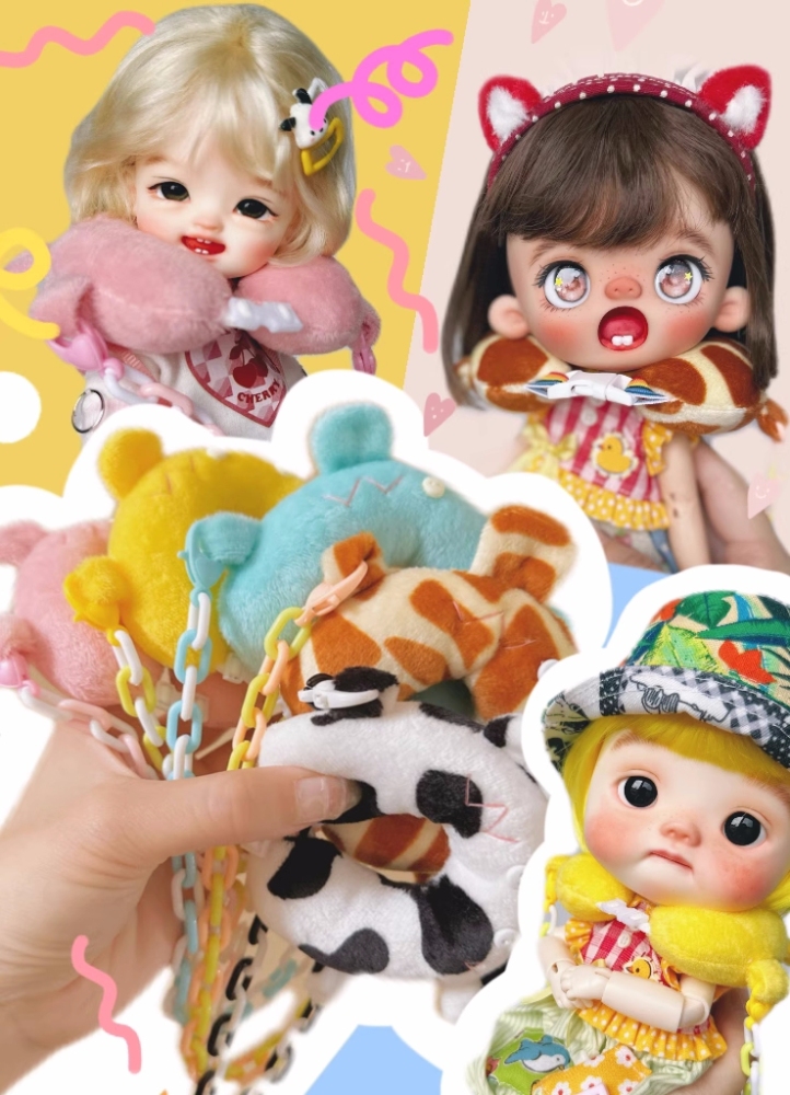 【 ANNA`s Clover Clothes】Neck pillow bjd Blythe diandian 【pre-order】