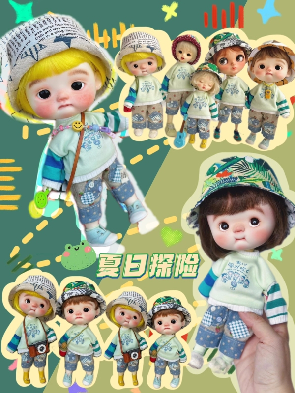 【 ANNA`s Clover Clothes】Summer adventur bjd Blythe diandian 【pre-order】