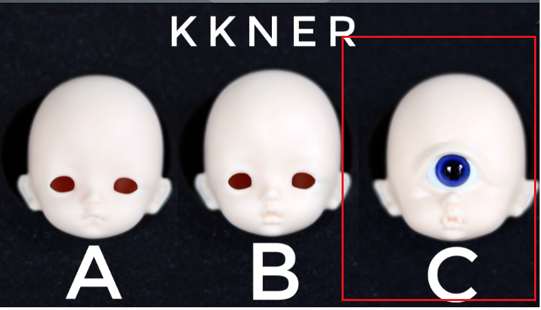 stock 【chacha 1:8】Kkner  head bjd  1/8