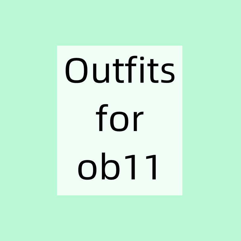 Outfit for ob11 size