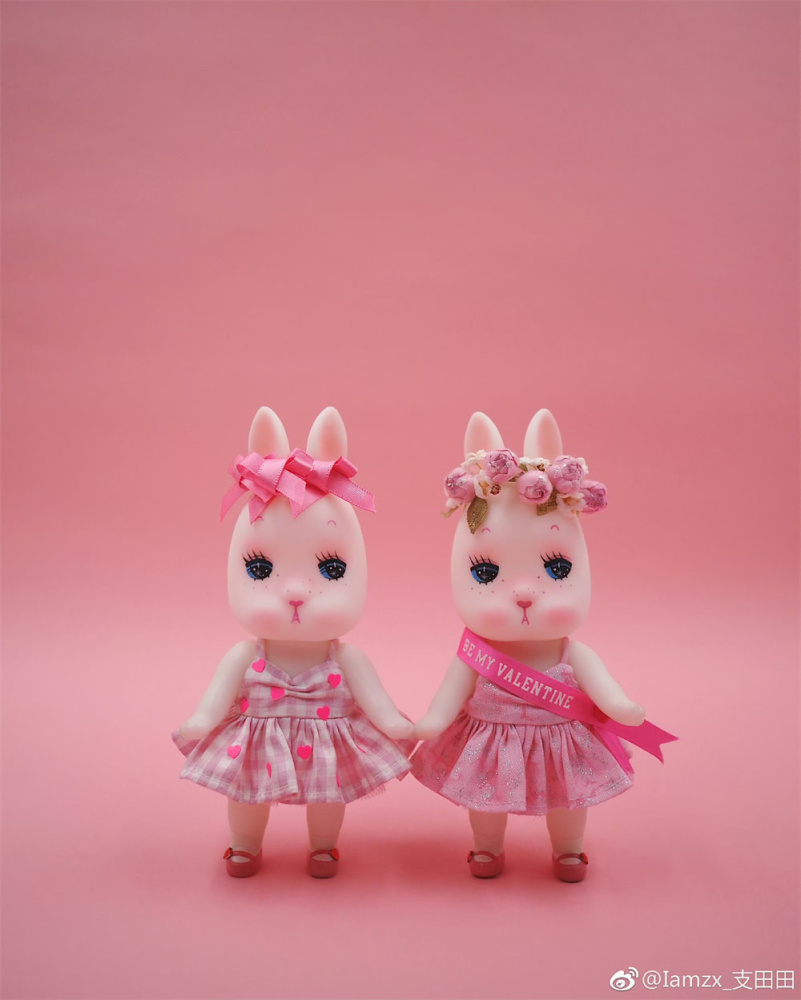 Stock lubaobao  Valentine's Day limited pvcdoll rabbit bunny