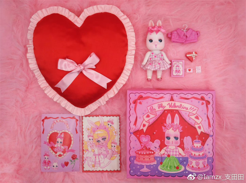 Stock lubaobao  Valentine's Day limited pvcdoll rabbit bunny