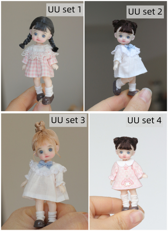 preorder UU fullset tiny bjd resin doll 【doubaozi doll】