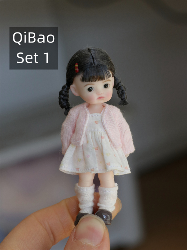 preorder QiBao fullset tiny bjd resin doll 【doubaozi doll】