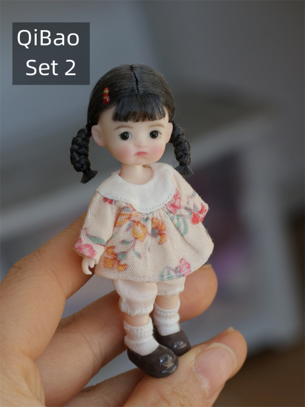 preorder QiBao fullset tiny bjd resin doll 【doubaozi doll】