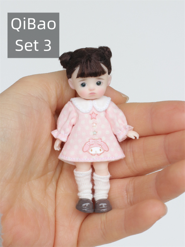 preorder QiBao fullset tiny bjd resin doll 【doubaozi doll】
