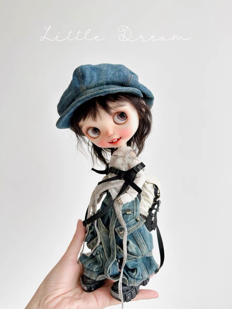 【Cool girl】Beret&Cowboy hat bjd ob11 blythe 【pre-order】 OUTFIT