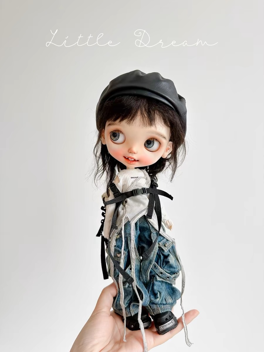 【Cool girl】Beret&Cowboy hat bjd ob11 blythe 【pre-order】 OUTFIT