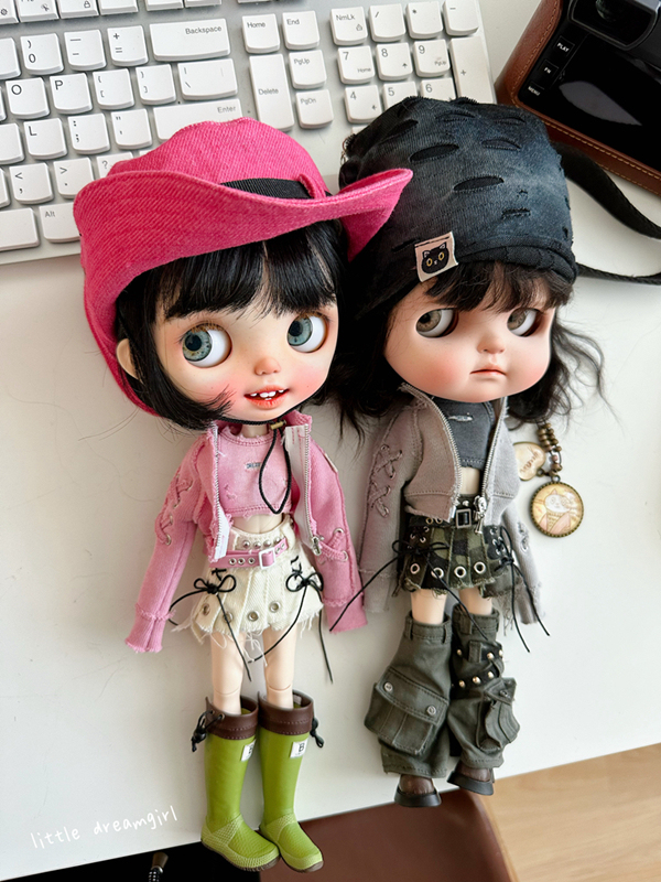 Coat bjd ob11 blythe pre-order outfit Little Dream Girl【Cool girl】