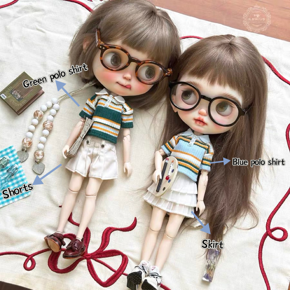 【75 Cancer】Polo Shirt bjd ob11 blythe 【pre-order】