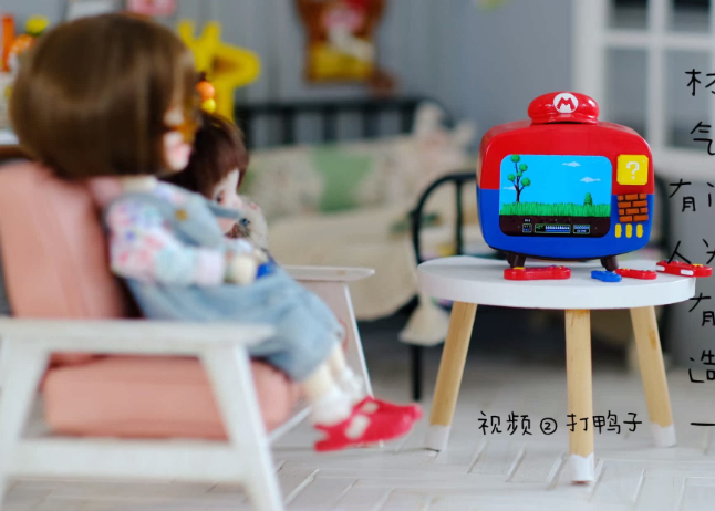 miniature TV resin