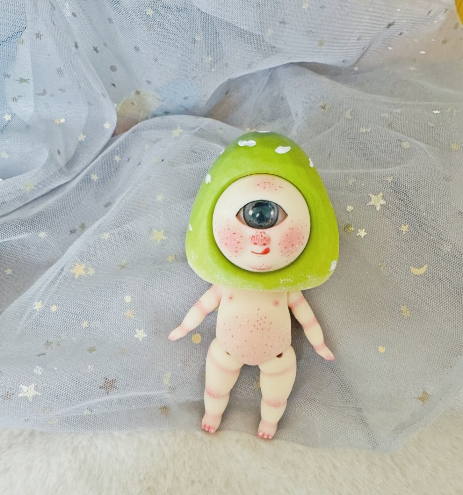 moxine mini mushroom doll resin bjd