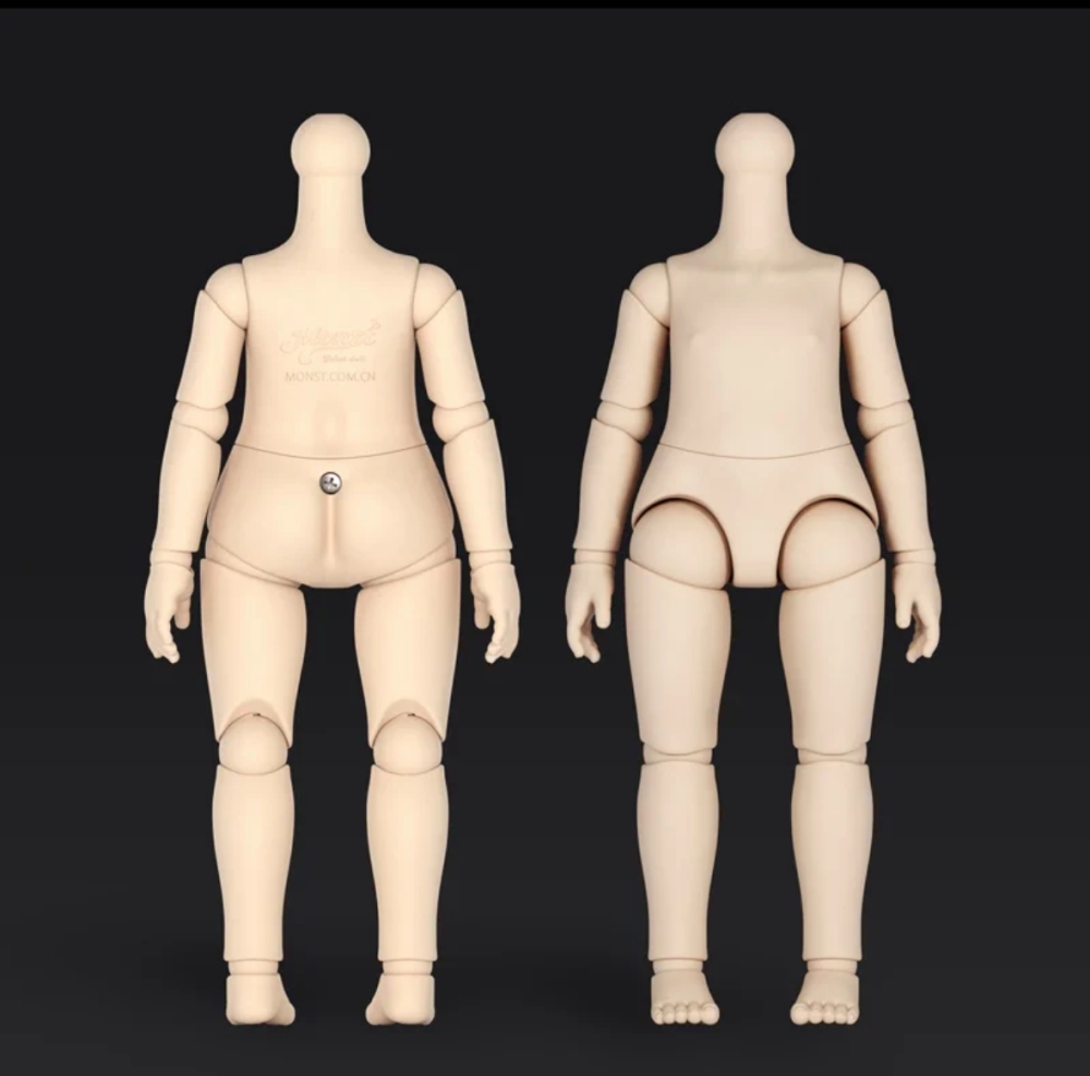 body only  Monster doll 1/8 pvcdoll