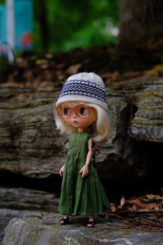 Green dress  bjd blythe Coke's doll clothes pre-order outfit