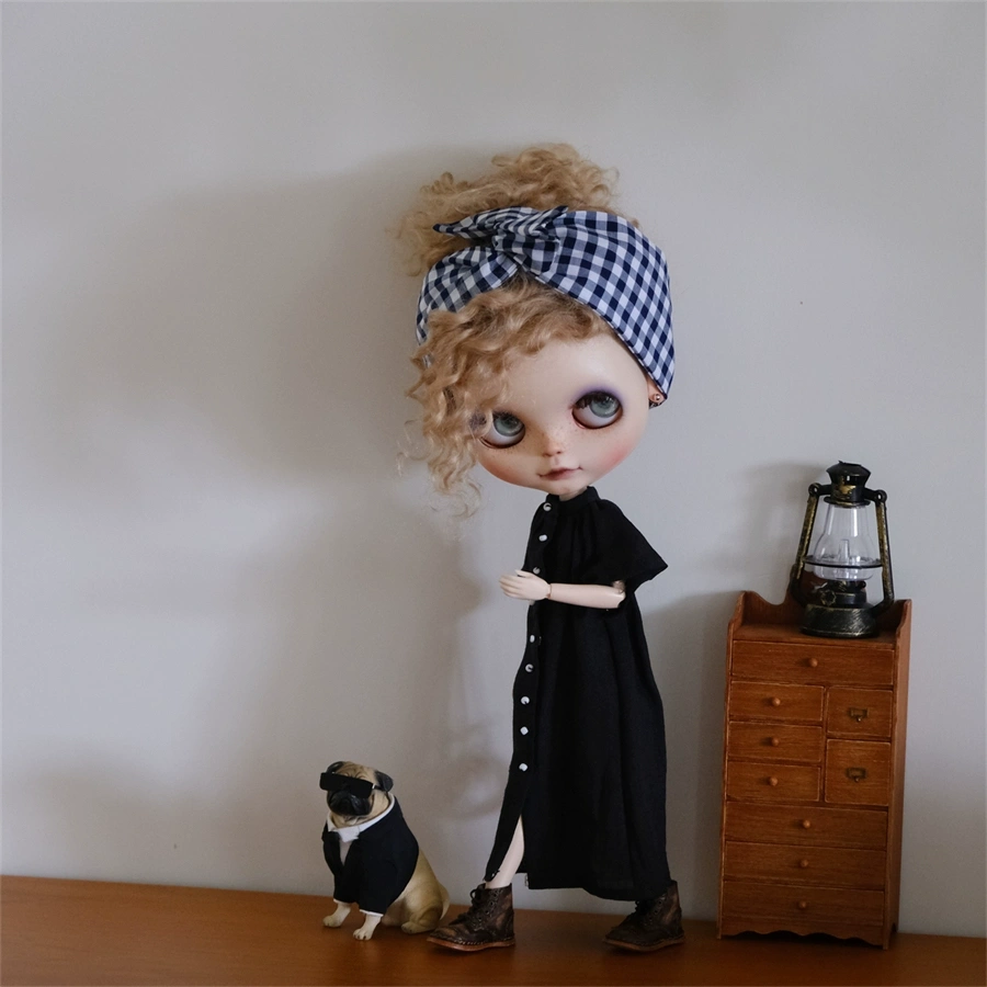 Botton Dress bjd blythe Coke's doll clothes pre-order outfit