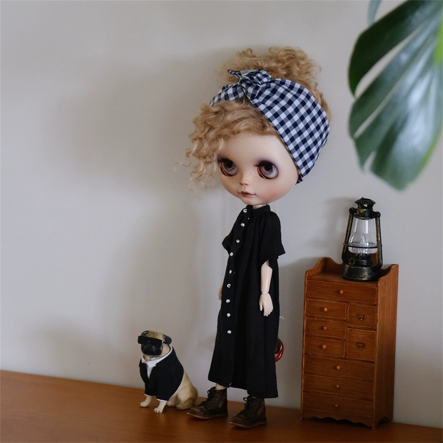 Botton Dress bjd blythe Coke's doll clothes pre-order outfit