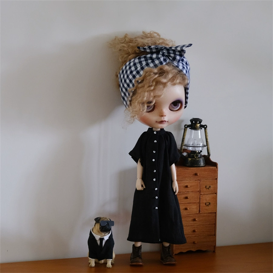 Botton Dress bjd blythe Coke's doll clothes pre-order outfit