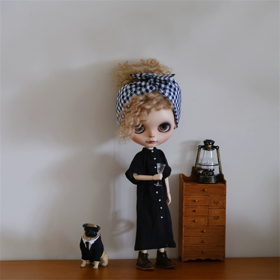 Botton Dress bjd blythe Coke's doll clothes pre-order outfit