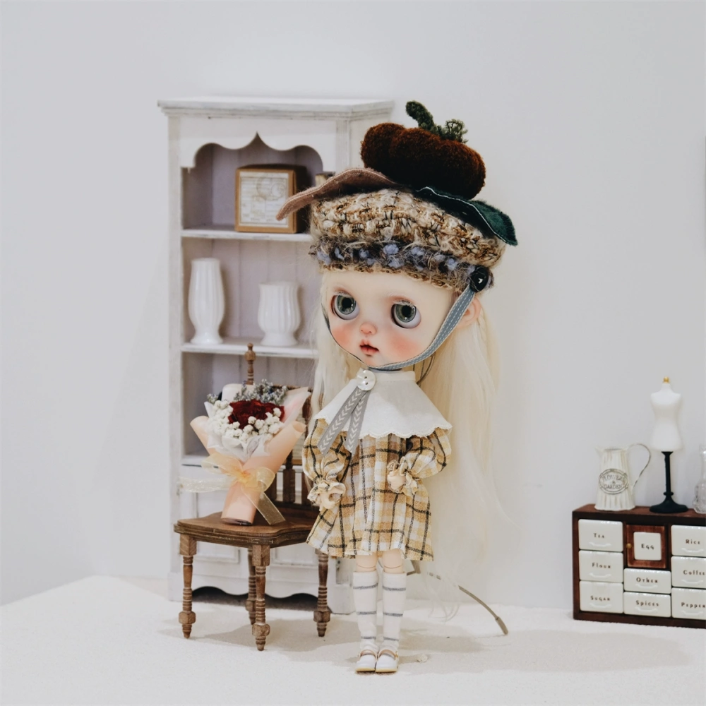 Striped dress bjd blythe Coke's doll clothes pre-order outfit