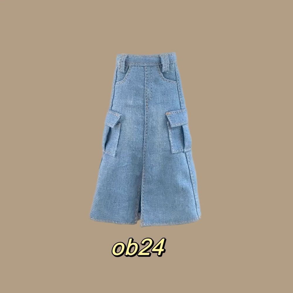 Demin skirt  bjd blythe Tuwangwan 's doll clothes pre-order outfit