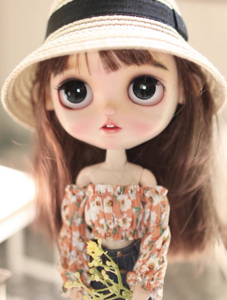 Floral top bjd blythe Tuwangwan 's doll clothes pre-order outfit