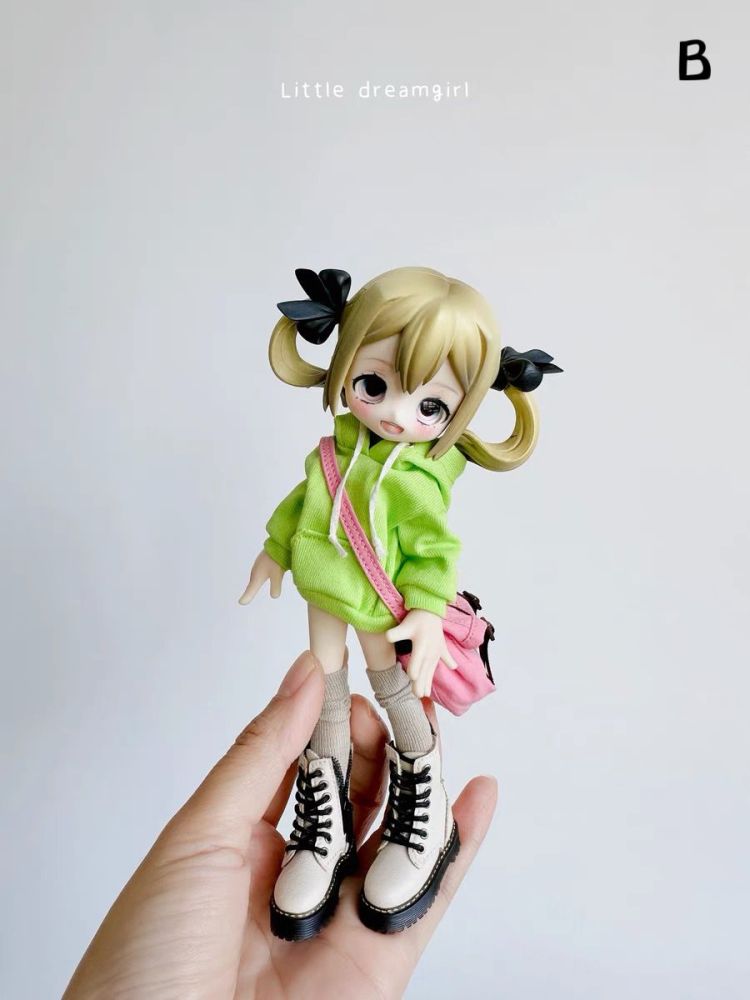 Colorful hoodie bjd ob11 blythe Little Dream Girl pre-order outfit