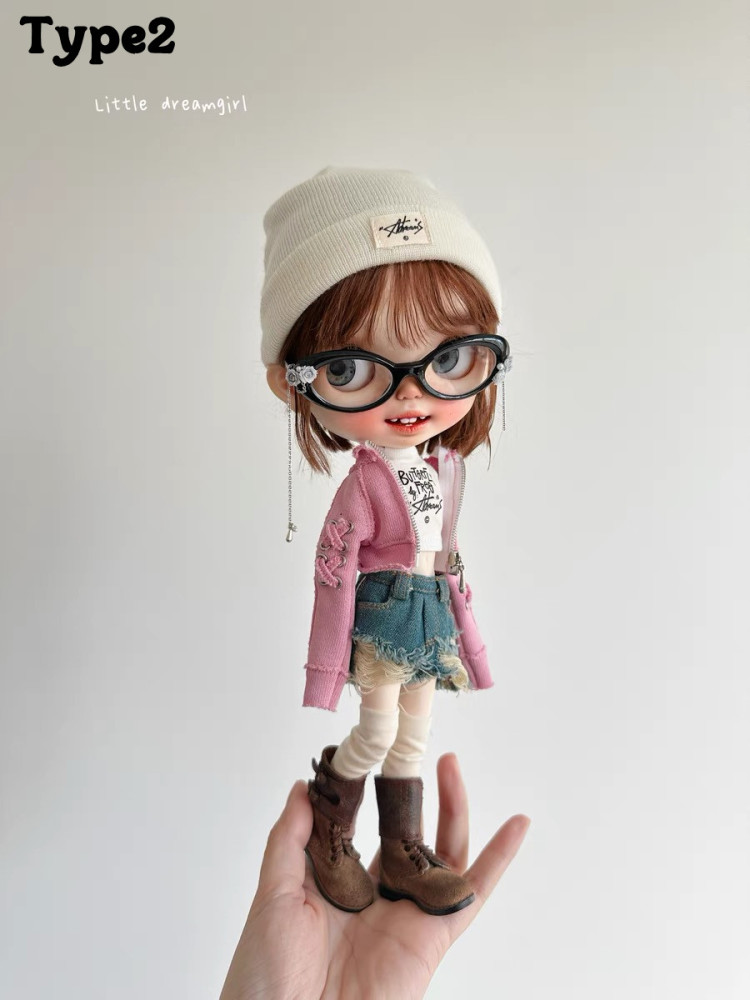 2025 New Product-Ripped Jeans Little Dream Girl pre-order outfit