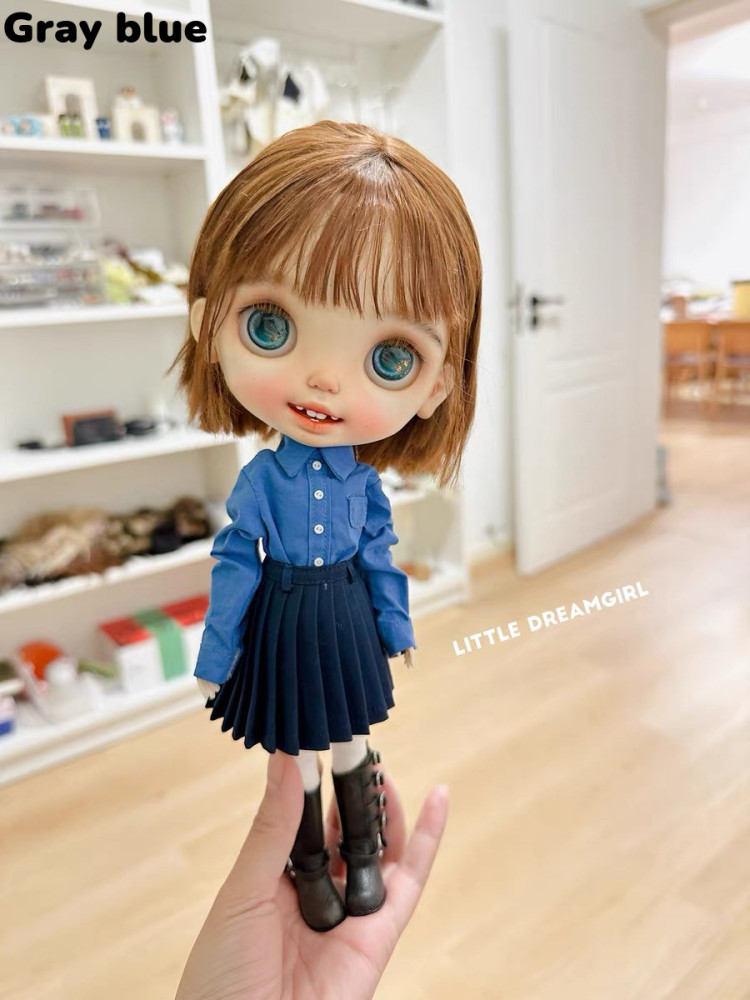 2025 New Product-College Style Shirt Little Dream Girl pre-order outfit