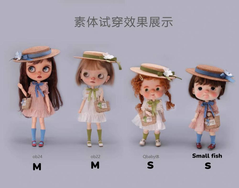 Romantic Summer Set bjd blythe Bingbing's doll clothes pre-order outfit