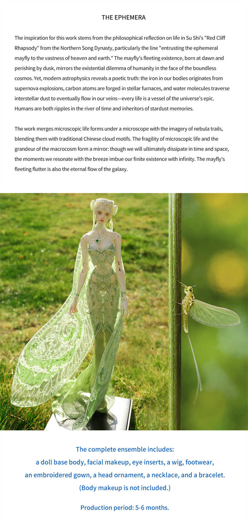 “the ephemera” limited full set byears doll bjd