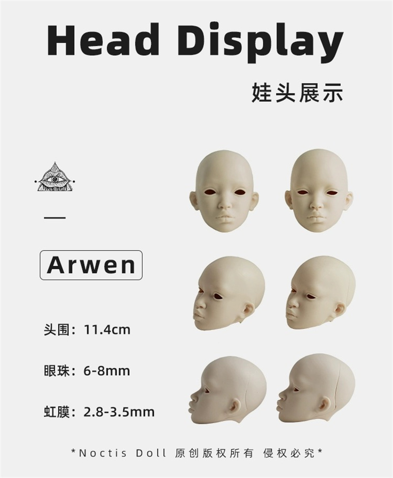 【Hhead only】 noctis doll 1/4 special size