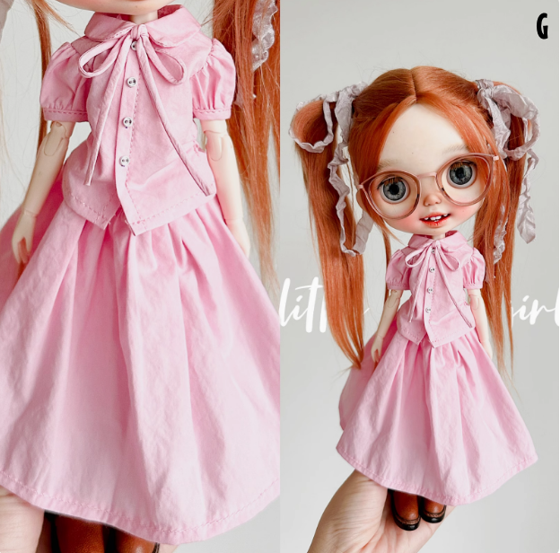 2025 Second Release-Floral Print Skirt bjd blythe Little Dream Girl pre-order outfit