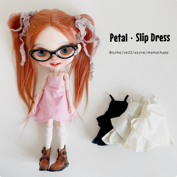 2025 Second Release-Petal Slip Dress bjd blythe Little Dream Girl pre-order outfit