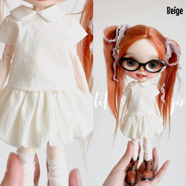 2025 Second Release-Peter Pan Collar bjd blythe Little Dream Girl pre-order outfit