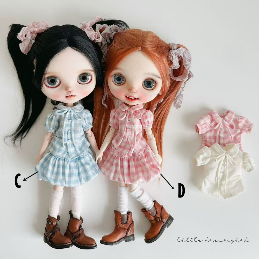 2025 Second Release-Short Style Flower Bud Skirt bjd blythe Little Dream Girl pre-order outfit