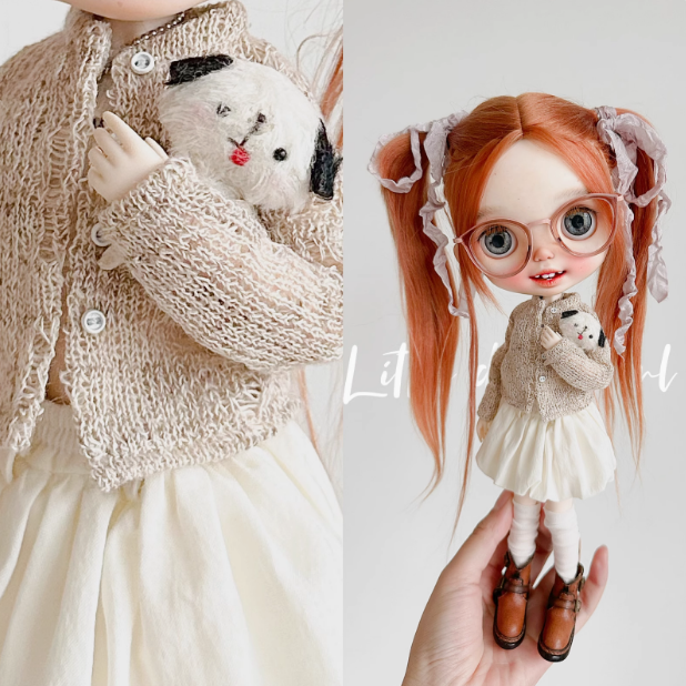 2025 Second Release-Cadigan Sweater bjd blythe Little Dream Girl pre-order outfit
