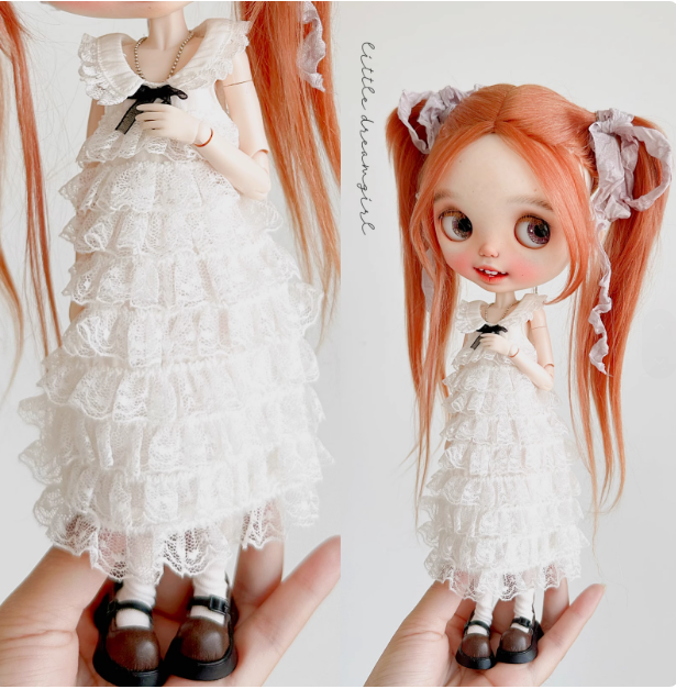 2025 Second Release-Tulle Skirt bjd blythe Little Dream Girl pre-order outfit