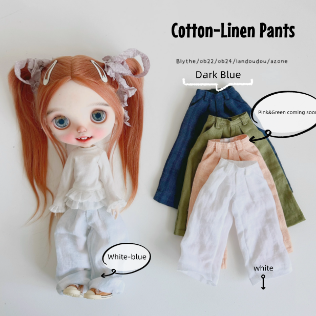 2025 Second Release-Ruffled Trim T-Shirt bjd blythe Little Dream Girl pre-order outfit