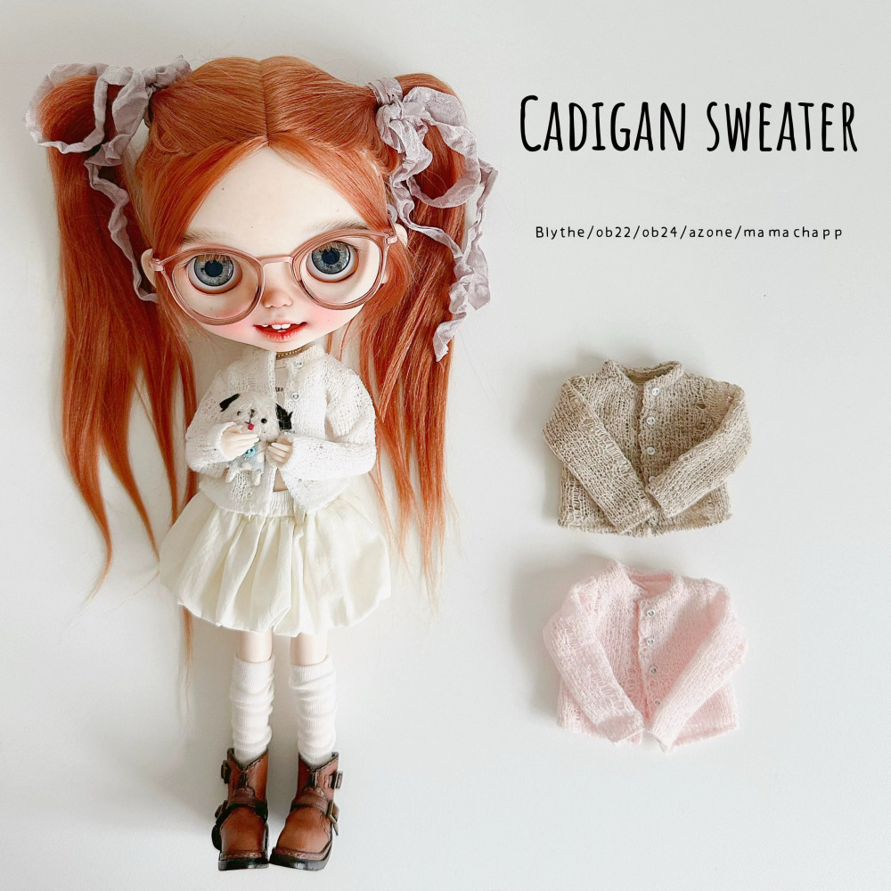 2025 Second Release-Cadigan Sweater bjd blythe Little Dream Girl pre-order outfit